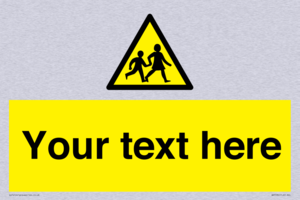 Custom Warning children Sign